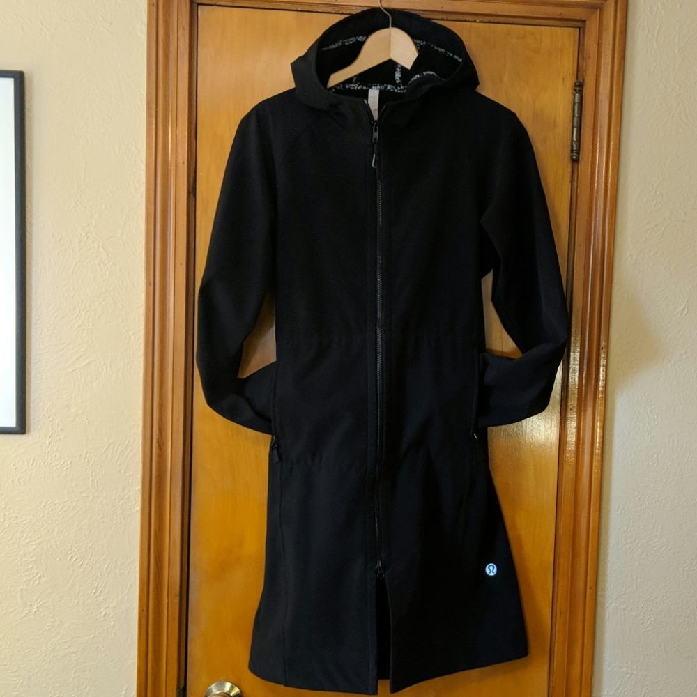Lululemon Hooded Knee-length Coat